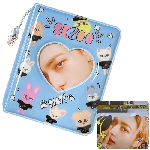 Photocard Binder, Süße Fotokarten Album 3 Zoll, Sammelkarten Album