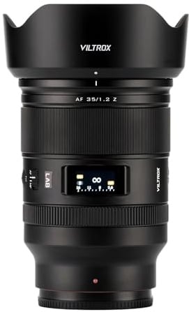 VILTROX 35mm f1.2 Z, AF 35mm f/1.2 LAB Z Objektiv für Nikon,Vollformat F1.2 Großblendenobjektiv für Nikon Z5ii Z30 ZFC Z5 Z6ii Z6iii Z9 Z8 ZF Z6 Z50 Z7 ZR