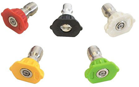 DEWALT DXPA45ST Pressure Washer Nozzle 5 Pack Quick Connect (4.0 4500PSI) 80172