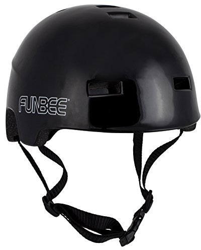 Casque adulte noir Funbee vélo, trottinette, roller - Loisirs d'extérieur - D'arpèje - OFUN175A-B