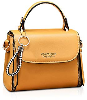 NICOLE & DORIS Tasche Damen Klein Crossbody Tasche PU Leder Tasche Umhängetasche Trendy Handtasche mit abnehmbaren Schulterriemen