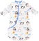Chilsuessy Baby Schlafsack Winter mit abnembar Langarm Wattiert Babyschlafsack Kleine Kinder Ganzjahres Schalfsack Schlafanzug für Jungen Mädchen Soft weich, Pinguin/3.5 Tog, 100cm/Baby Höhe 90-110cm