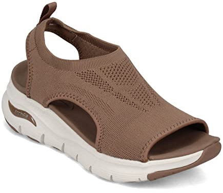 Skechers Arch Fit City Catch Damenschuhe, Mokka, 38 EU