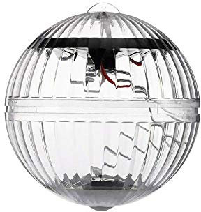 Lampes solaires - Étanche - Boule de piscine flottante à LED - Contrôle de la lumière - Boule lumineuse LED - Lampe de nuit à suspendre - 7 couleurs changeantes - Pour jardin, cour, pelouse (IPL)