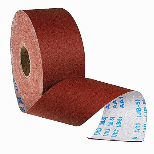 ExcInter Sanding Abrasive Sandpaper Roll Polishing Grinding Emery Flexible Cloth for Metal Wood Tools (80 Girt,1 Meter x 115mm)