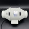 AirTech-UK Elite Inline Extractor Fan 100mm / 4 inches - Dual Speed Bathroom Extractor Fan with Timer - Silent and High Power Inline Fan for Bathroom - Ceiling, Toilet, Loft installation