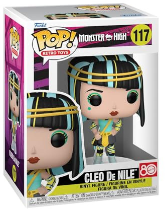 Funko Pop! Vinyl: Monster High - Cleo De Nile - Vinyl-Sammelfigur - Geschenkidee - Offizielle Handelswaren - Spielzeug Für Kinder und Erwachsene - TV Fans - Modellfigur Für Sammler und Display