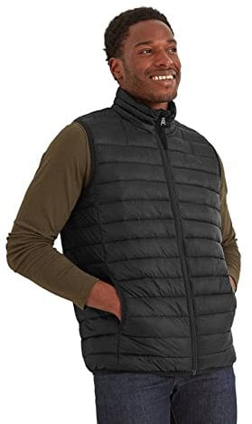 TOG24 Gibson Lightweight Padded Gilet for Men, Ultra Warm, Supersoft, with Eco-Friendly Filling, Wind Resistant, Two Lower Pockets