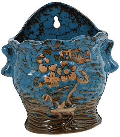 Homoyoyo Dekorativer Blumentopf zum Aufhängen an der Wand Mini-Sukkulententopf Halter für hängende Pflanzen für den Innenbereich Zimmerpflanzentöpfe Vase Gartenblumentopf Pflanzenbehälter