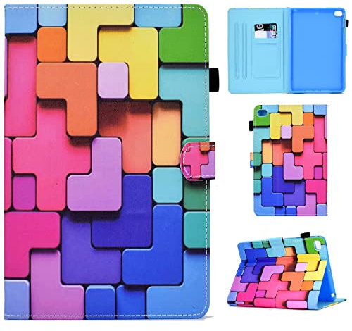 Rosbtib Funda Compatible con iPad Mini 5/ Mini 4/ Mini 3/ Mini 2/ Mini 1, Cuero PU Funda para Función de Soporte Cover iPad Mini 5/4/ 3/2/ 1 (7.9 Pulgada) - Cubo