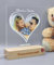 SBUGATTA | Lampada Personalizzata Con Foto | Idea Regalo Per lei e Lui | Regalo Festa della Mamma | Regalo San Valentino | Regalo Anniversario | Idea Regalo Natale | Regalo Matrimonio (Cuore)