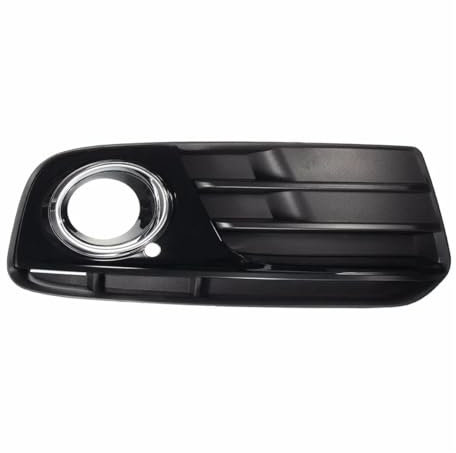 Griglia per radiatore Nero Paraurti Anteriore Griglia Griglia Per Audi Q5 2013 2014 2015 2016 2017 Paraurti Anteriore Nebbia Copertura Lampada Luce Grill 8R0807681 8R0807682 Copertura Fendinebbia(Colo