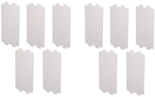 10Pcs Microwave Oven Mica Plate Sheet Microwave Waveguide Cover Replacement Repairing Accessory for Kitchen Microwave Oven