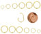 YADOCA 12 Stück 316L Edelstahl Nasenpiercing Ring Helix Piercing Hypoallergen 16G Nasenringe Conch Septum Tragus Ohr Piercings für Damen Herren 6-16mm