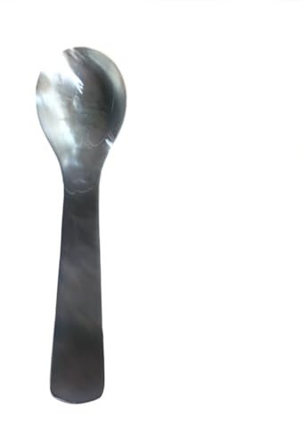Huamengyuan Caviar Spoon Egg Spoon Made of Horn Caviar Spoons Handmade Mother of Pearl Spoon Classic Caviar Spoon Egg Spoon Mother of Pearl Caviar Spoon Caviar Spoon Mother of Pearl Mother