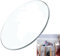V3VOGUE Cristal Redondo Ø38-100cm Tablero De Mesa De Vidrio Templado para Mesas De Comedor, Redonda Mesa De Vidrio, Mesa De Cristal, Protector De Mesa Transparente, Bandeja De Vidrio(80cm)