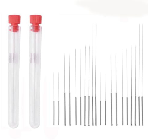 3D Printer Nozzle Cleaning Set, 10 Pieces (0.2,0.25,0.3,0.35,0.4) mm Stainless Steel Nozzle Cleaning Needles 3D Printer Tool Set 3D Printer Nozzle Cleaner 3D Printer Accessories