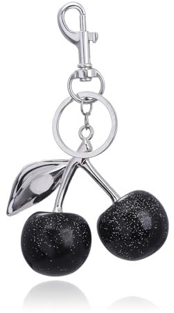 Mrltau Kirsch Bag Charms Taschenanhänger, Vielseitiger Schlüsselanhänger Aesthetic, y2k Bag Charm Accessories, Taschen Anhänger, Cute Keychain Aesthetic, Cherry Charm