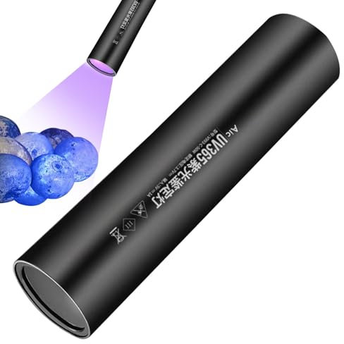 Ocastuted UV Schwarzlicht Taschenlampe, Tragbarer Urin-Detektor Licht, Multifunktionaler Falschgel-Tester Stift, UV-Lichtdetektor für, Obst