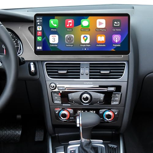 Road Top 12.3 CarPlay Screen for Audi A4 A5 2G MMI (2009-2015) | A4 A5 2009-2015 Year, Car Radio Stereo Multimedia Screen, Support Wireless Android Auto, Navigation, Mirrorlink