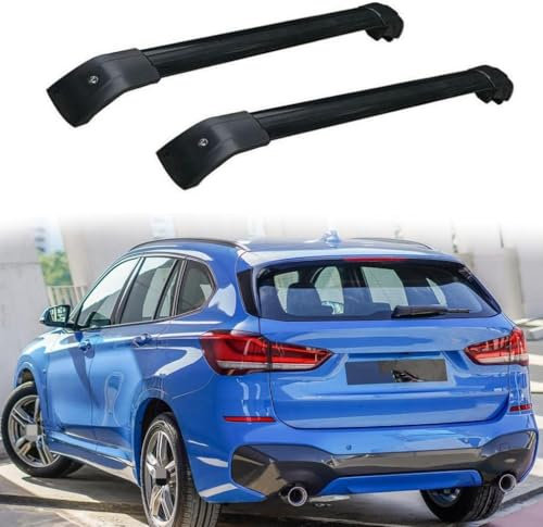 LiyanWu Aluminium Dachgepäckträger Querträger für BMW X1 F48 2016 2017 2018 2019 2020-2022, Dach Rack Gepäck Racks Träger Relingträger Dachträger Gepäckträger