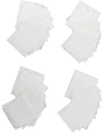 SAFIGLE French Manicure Nail Guide Stickers 4 Sets of 15 Half-Moon Nail Art Decals for Professional Salon Home Use