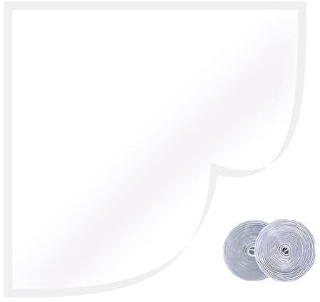 Syengery Película Aislante Para Ventanas,Alta Resistencia Térmica y Antiviento - Kit De Invierno Para Ventana Exterior Con Película Térmica - para Clima Frío en Interiores Hogar Ático Sala de Estar