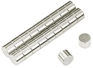 N42 Neodymium Magnet for Arts, Crafts, Model Making, DIY, Hobbies, Office, and Home - 2.5mm x 7mm x 2.5mm thick - 0.4kg Pull - Pack of 20