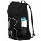 Kempa Rucksack mit Ballnetz für Handball, Fußball, Volleyball, Basketball schwarz + Trinkflasche