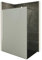 i-flair Duschabtrennung Walk In FIONA 110x200 cm Duschwand Dusche 10mm STARK aus SATINIERTEM NANO ESG Sicherheitsglas mit EDELSTAHL Wandprofil #740