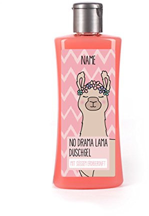 Lustapotheke® Duschgel Lama - No Drama Lama - mit Wunschname