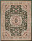 Carpeto Orientteppich Teppich Grün 220 x 300 cm Medaillon Muster Kurzflor Verona Kollektion