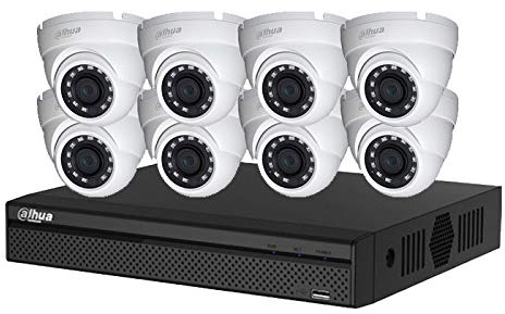 Kit 8 telecamere CCTV 2 TB DAHUA Full HD a cupola da 2 MP