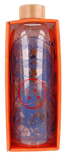 Stor 00393 Grande Bouteille en Verre 1030 ML Dragon Ball, Noir, Mediano