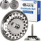 Cesto para Fregadero, 1 Unidad, cesto para Fregadero de Ø 82 mm, de Acero Inoxidable, Pasador excéntrico Que sobresale 52-97 mm en el desagüe, Pasador de Ø 8 mm, Repuesto para fregaderos de Cocina