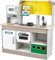 Hape Cocina Deluxe con Freidora – Cocina de Juguete con Fogones Electrónicos, Freidora y Accesorios para Niños de 3+