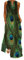 Morbuy Abiti Estivi da Spiaggia Casual da Donna, Moda Femminile Tasche Senza Maniche Vestito Lungo Abito Casual Dress Neck Vestiti Boho Spiaggia (S,Piuma Verde)