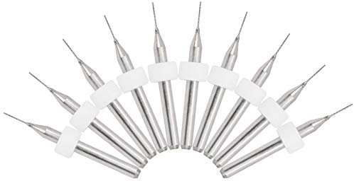 10 Stück 0,4 Mm Bohrer für 3D-Drucker, Wolframkarbid Reinigungsdüsen-Kit Mikrobohrer-Set Düsenreiniger