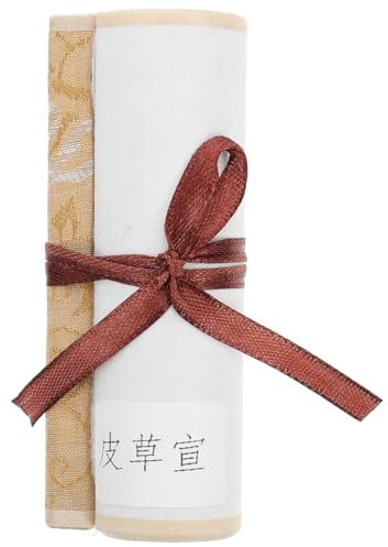 Garneck Rouleau de Papyrus vide Pour écrire Parchemins Papier Papyrus Rouleau de Calligraphie Chinoise Parchemins Mur Suspendu Rouleaux De Papier Chinois Pour Peinture Calligraphie Art