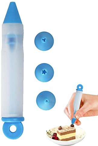 Penna Decorativa, Pennarelli Per Cioccolatini Per Decorare, Penna Per Scrittura Alimenti In Silicone Di Punte Per Pennarelli Per Glassa, Kit Di Penne Per Decorare Pasticceria Per Crema Di Biscotti