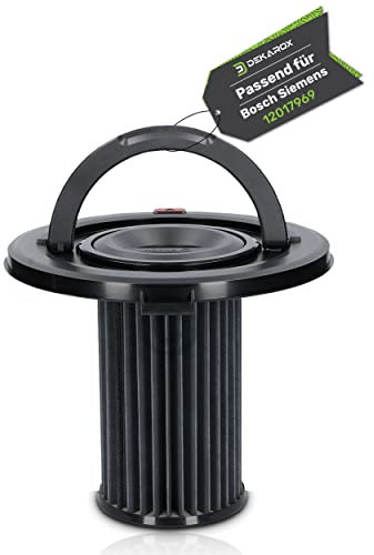 DEKAROX Filtre à lamelles avec poignée pour aspirateur traîneau Bosch 12017969