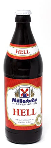Bierkerze, Müllerbräu Hell 0,5 l - 2007 - Bayerische Bier Geschenke - Das perfekte Bier Geschenk für Bierfreunde, Bierliebhaber und Bierfans. Bier Geschenke lustig. candele di birra – beer candles