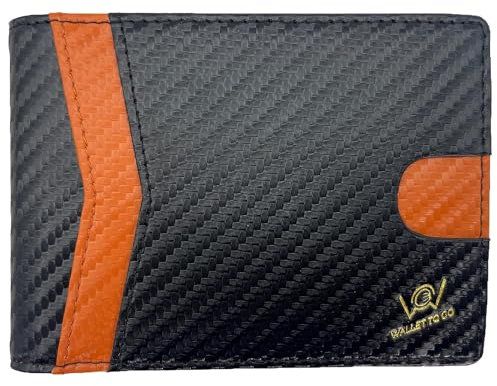 WalletToGo |Geldbörse Unisex | Slim Wallet | RFID Schutz | Geldbörse Herren klein | Mini Geldbeutel Damen Portmonee – Kartenetui | Veganes Leder Karten Portemonnaie | Kreditkartenetui