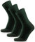 HIYATO Merino Wandersocken Herren & Damen 3 Paar - Gepolstert, 60% Merinowolle Thermosocken, Wintersocken - für Trekking, Outdoor und Sport (43-46, 3 Paar | Grün)