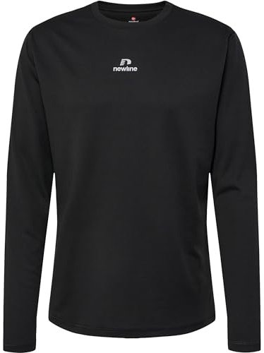 newline Men's nwlBEAT Poly LS Tee Blouse, Schwarz, 3XL