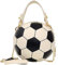 Vepoty Umhängetasche, runde Basketball-förmige Handtasche, PU-Umhängetasche, modische Umhängetasche für Damen und Mädchen
