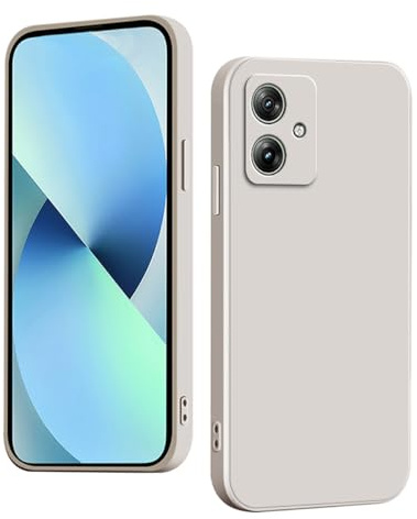 YUXING Silikon Hülle für Motorola Moto G54 5G, Mode Muster Niedlich Handyhülle, Stoßfest, rutschfest, Langlebige, Ultra Dünn Schutzhülle (Weiss)