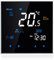 Hyexu Four Pipe Intelligent Room Thermostat Digital Programmable Temperature Controller for Air Conditioner (BAC-3000EL, Black)