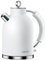 ASCOT Electric Kettle, Stainless Steel Electric Tea Kettle Premium Matte Kettle 1.5L 2200W Retro Tea Heater & Hot Water Boiler, Auto Shut-Off Boil-Dry Protection Matte White