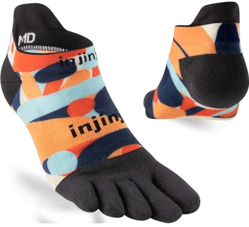 Injinji RUN LIGHTWEIGHT NO-SHOW ARTIST DESIGNED ASTER L